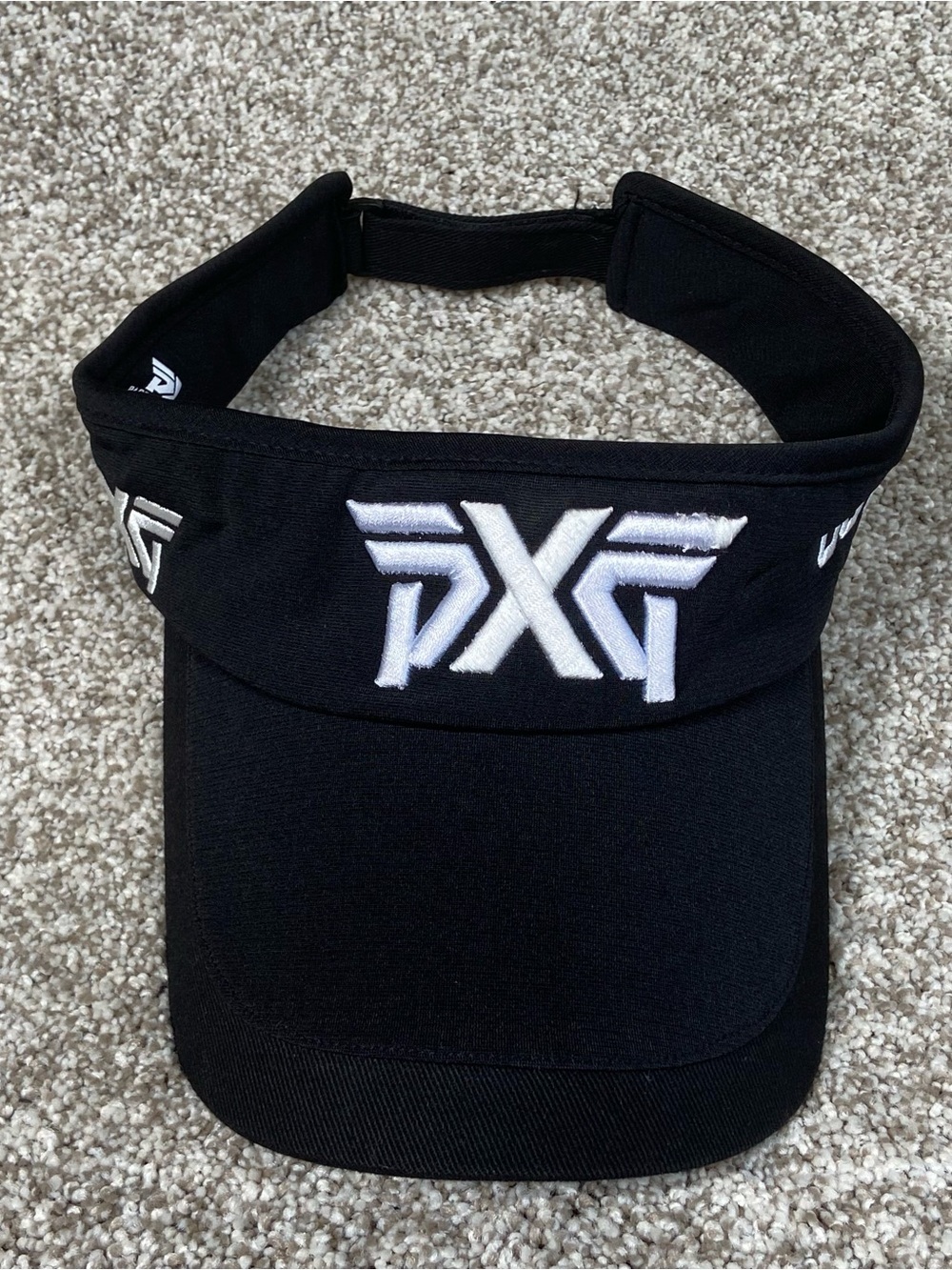 PXG Golf Visor Black White Adjustable Mens Sun Hat Cap 0311 Tour